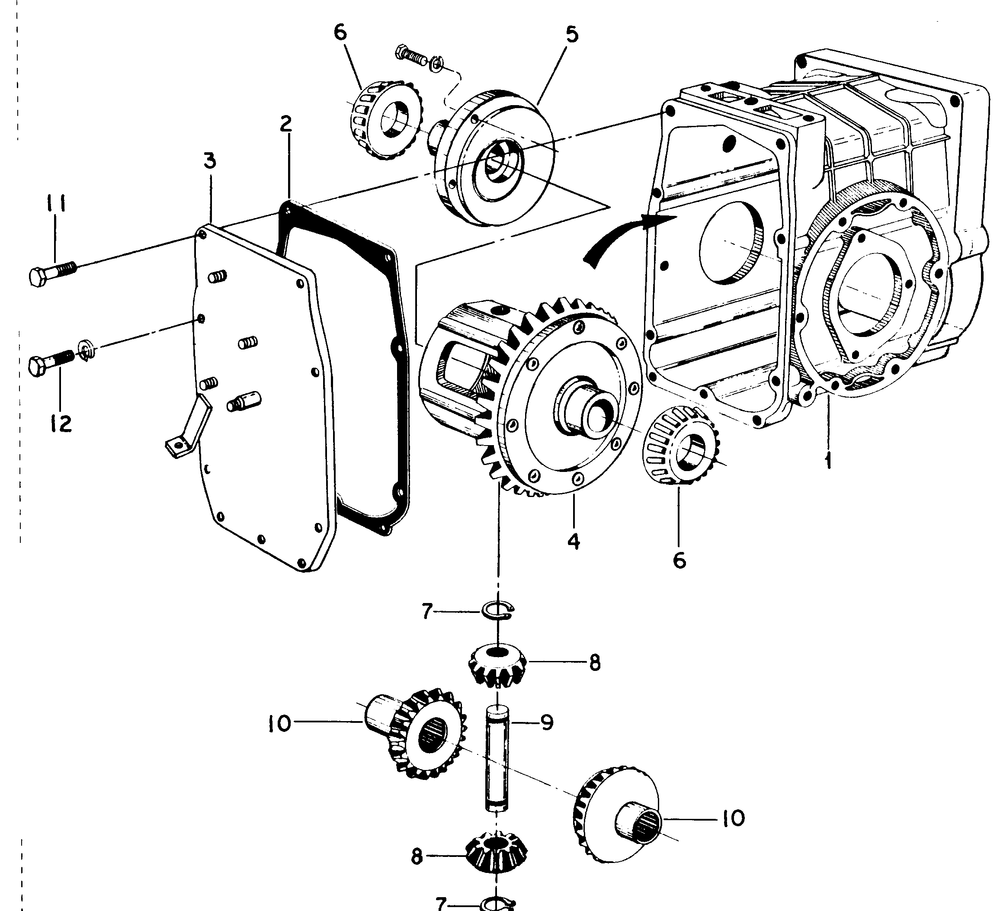 Transm-Diff-W/Rear Pto And 3 Pnt Hitch-Sn 720000 Up Diagram and Parts List for 1914 145986100-145986399-146986100-146986399 Cub Cadet Lawn Tractor
